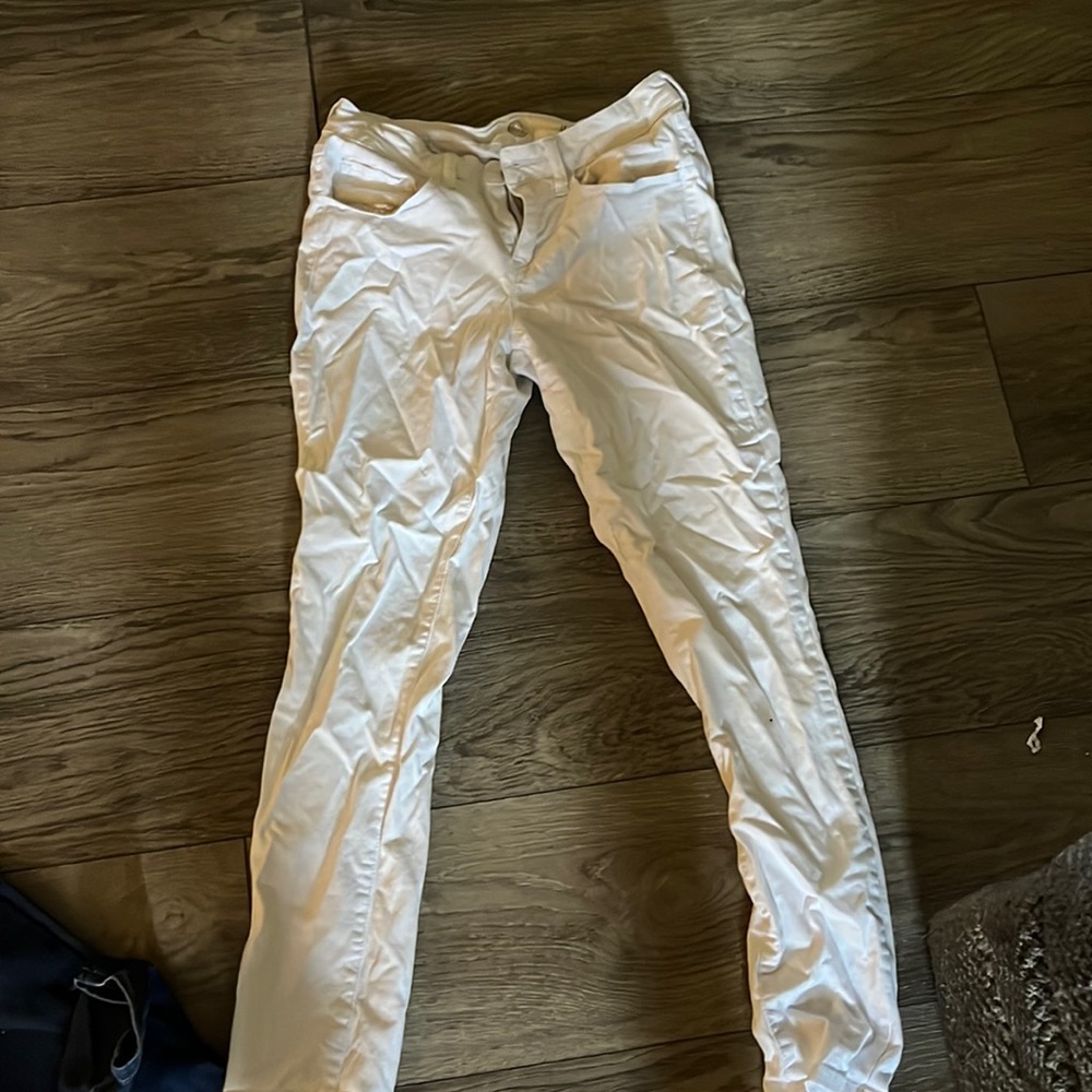 white jeans